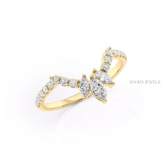 Elegant Marquise Diamond Engagement Ring