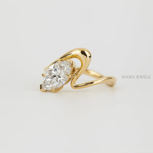 Elegant Marquise Diamond Ring