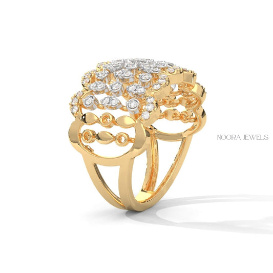 Luxurious Pave Diamond Eternity Band